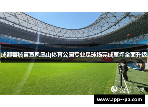 成都蓉城官宣凤凰山体育公园专业足球场完成草坪全面升级
